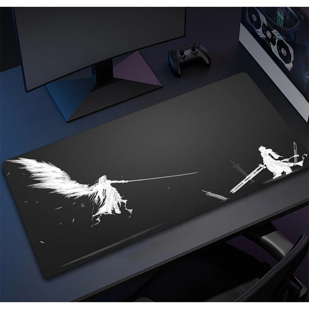 Desk Setup Art - Minimalist Desk Pad - Oversized Gaming