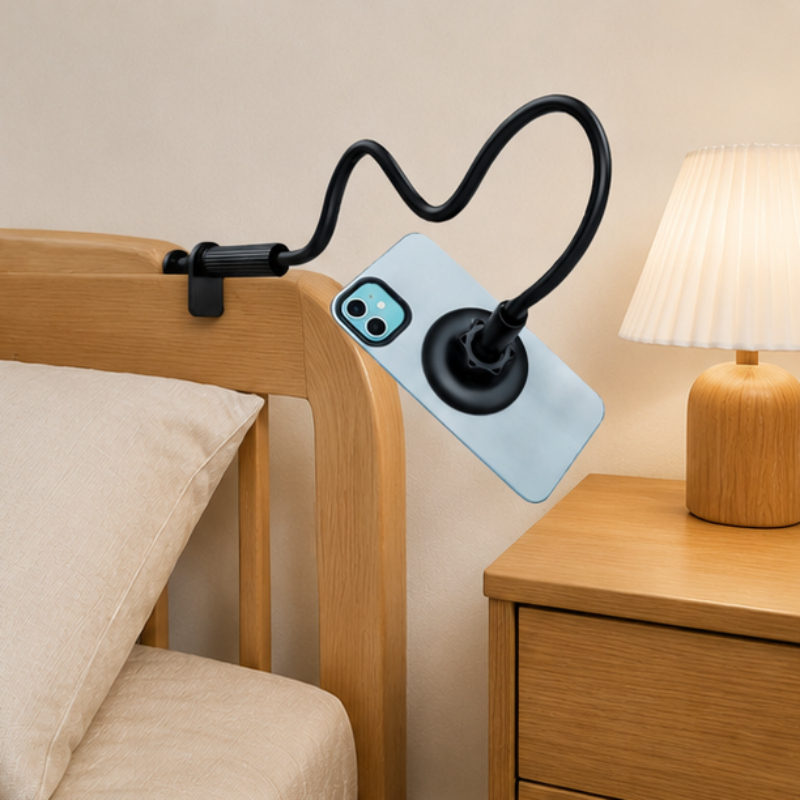 Desk Setup Apple - 360° Magnetic Lazy Phone Stand Holder,