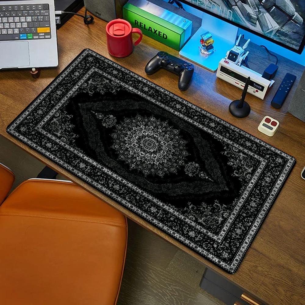 Desk Setup Black - New black Persian Carpet Mysterious Retro