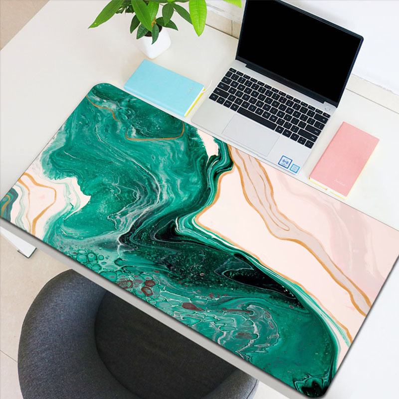 Desk Setup Art - Large Colorful Art Gaming Mouse Pad