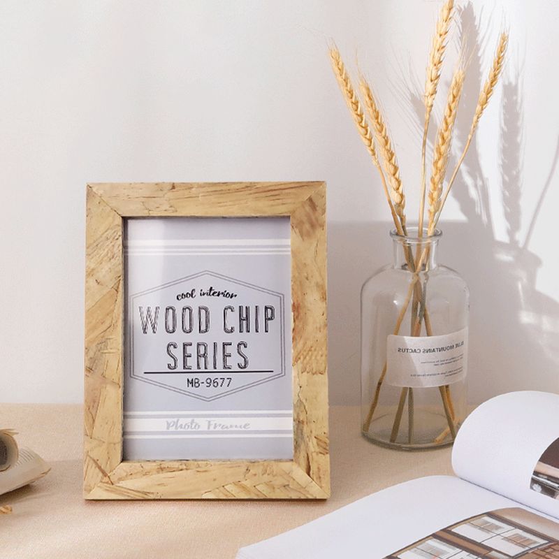 Desk Setup Photo - Wooden Picture frame Home Decor Mini