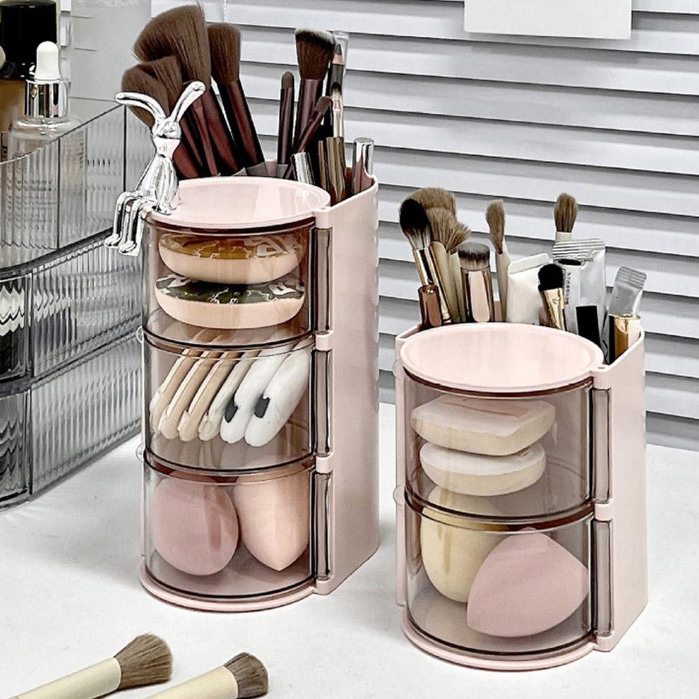 Desk Setup Organization - Cosmetic Organizer Hair Accessories Storage Box