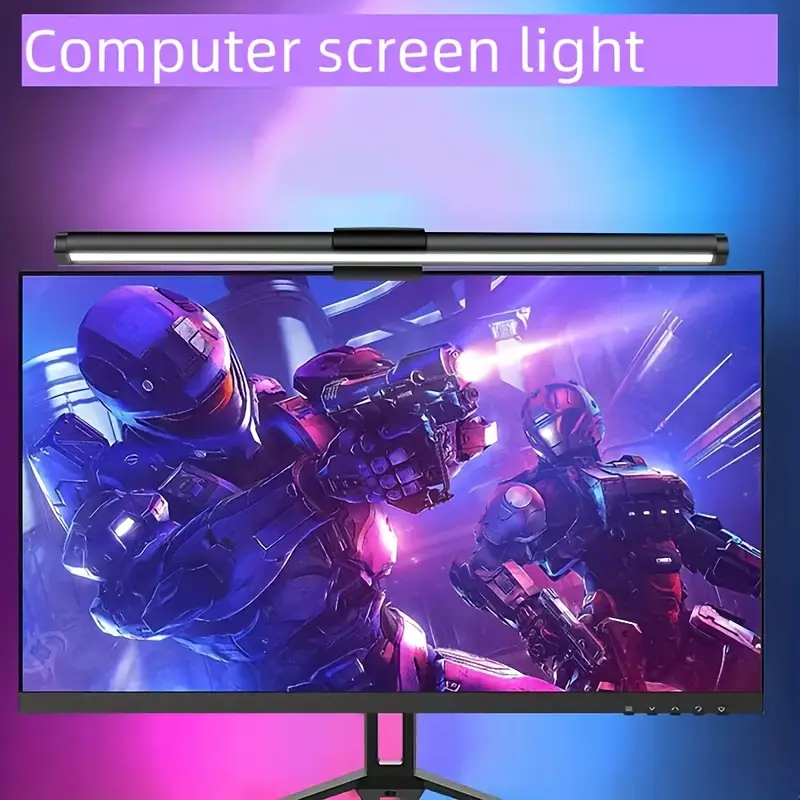 Desk Setup Room - 40CM RGB Atmosphere Table Lamp Computer