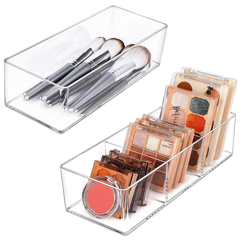Desk Setup Organization - Acrylic Cosmetics Storage Box for Lipstick