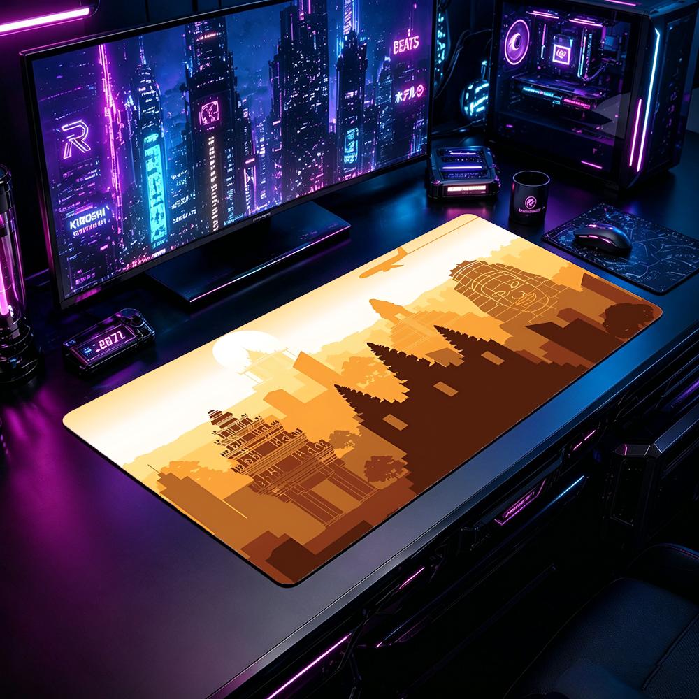 Desk Setup Art - Art AAngkor Wates Gaming Mouse Pad