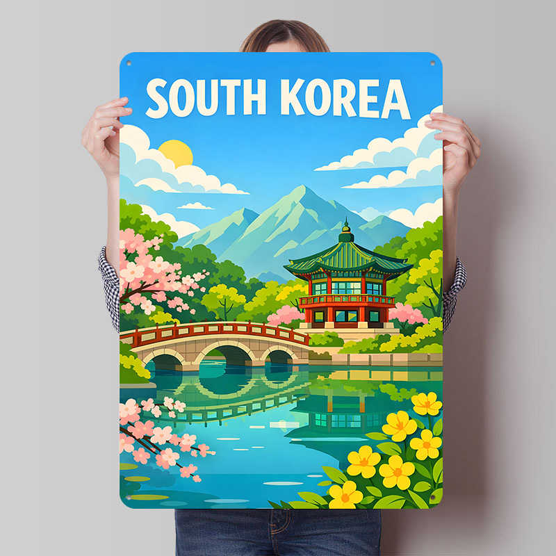 South Korea Travel Poster Cust - Desk Setup Art recensione e prezzo