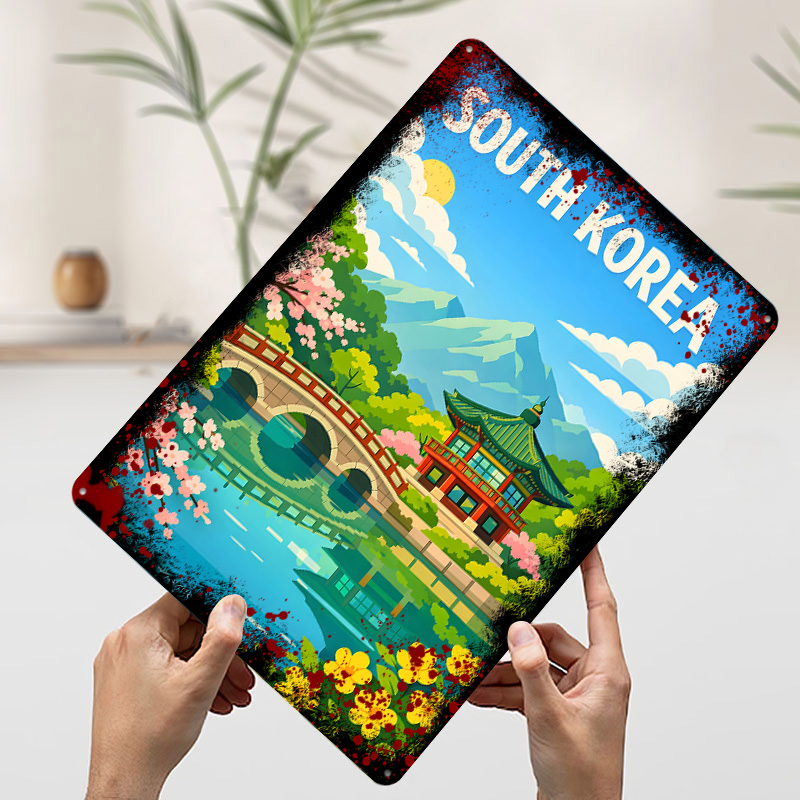 South Korea Travel Poster Cust - Desk Setup Art recensione e prezzo