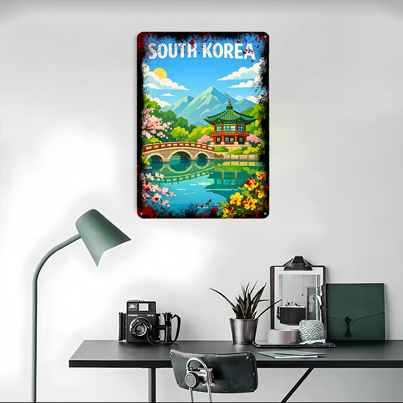 South Korea Travel Poster Cust - Desk Setup Art recensione e prezzo