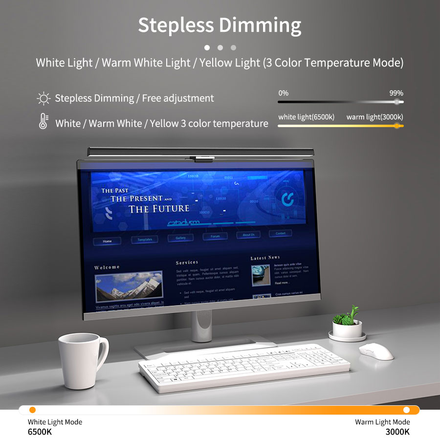 50cm Computer Monitor Light Ba - Desk Setup Room recensione e prezzo