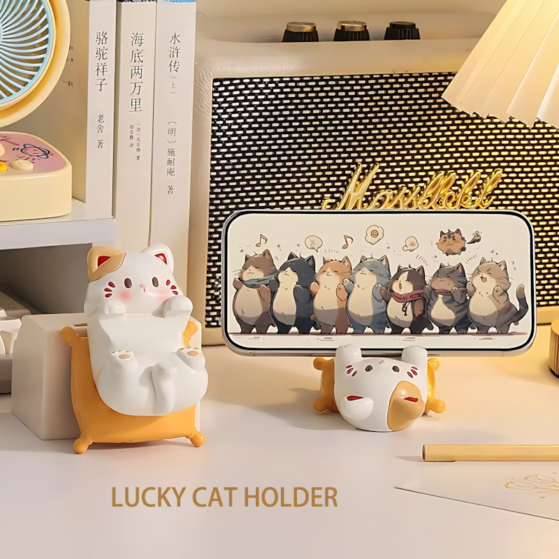Cute Cartoon Cat Desktop Ornam - Desk Setup Organization recensione e prezzo