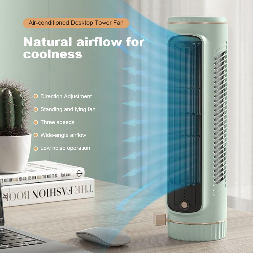 Household Desktop Tower Fan Po - Desk Setup Room recensione e prezzo