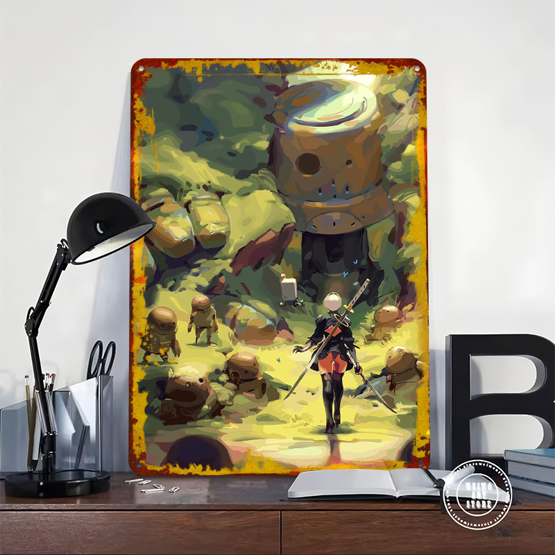 Nier Automata: 2B in Forest Me - Desk Setup Art recensione e prezzo