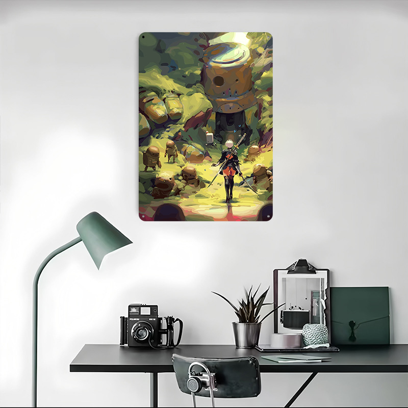 Nier Automata: 2B in Forest Me - Desk Setup Art recensione e prezzo