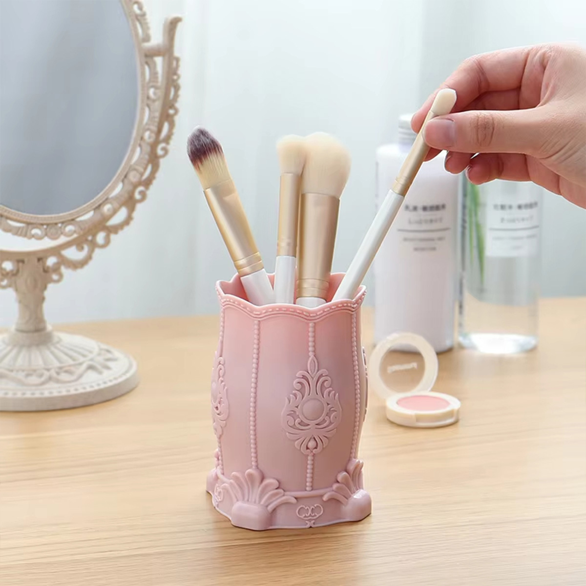 Creative Makeup Brush/Pen Hold - Desk Setup Organization recensione e prezzo