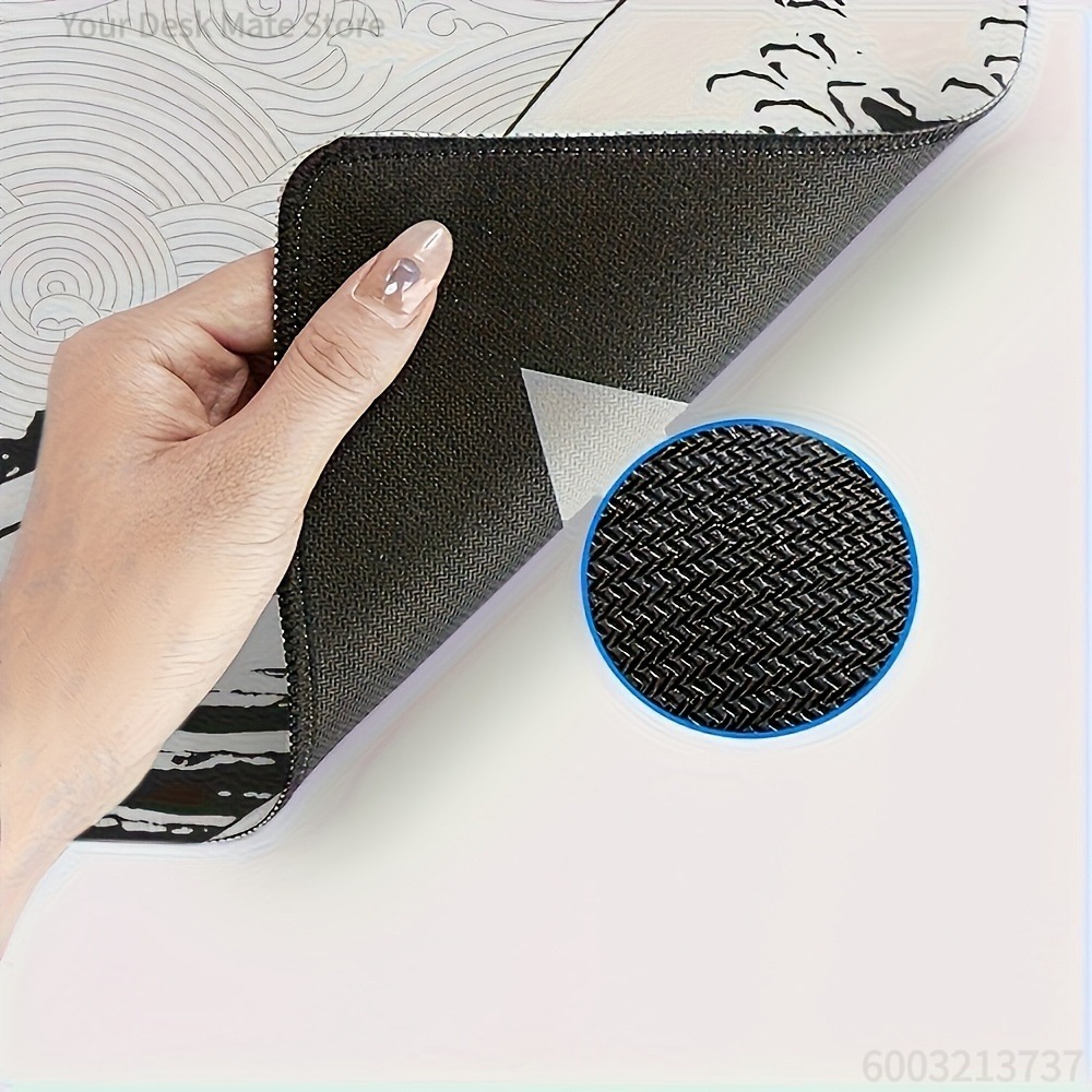 Black White Wave Art XXL Desk  - Desk Setup Art recensione e prezzo