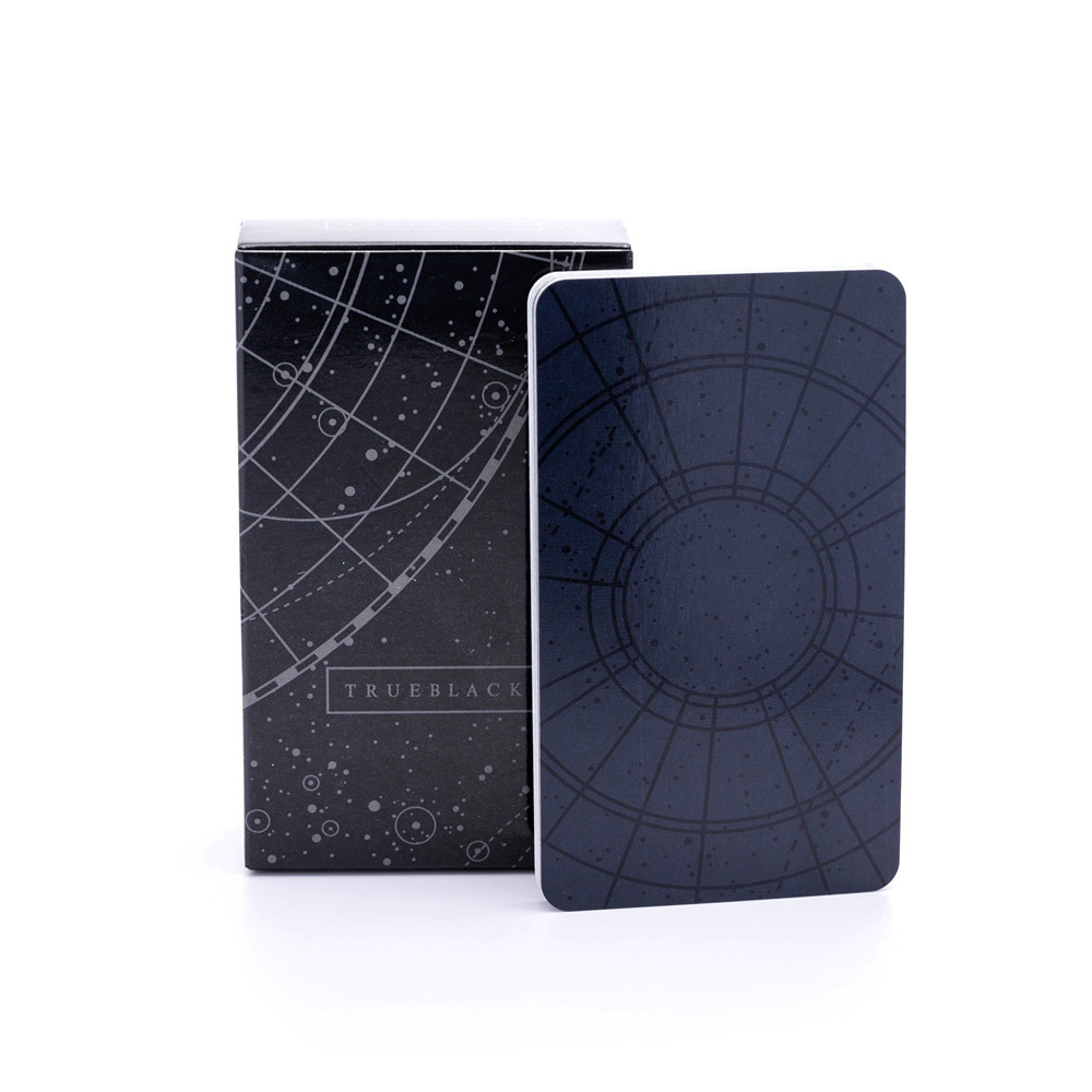True Black Tarot Cards 78 Card - Desk Setup Black recensione e prezzo