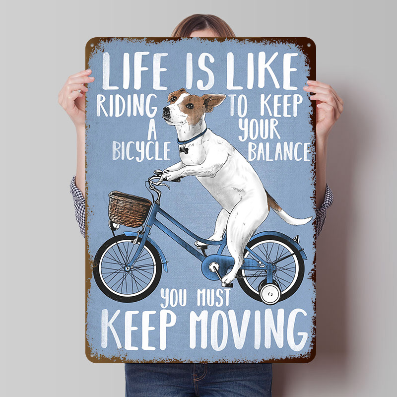 Life Is Like Riding a Bicy Met - Desk Setup Art recensione e prezzo