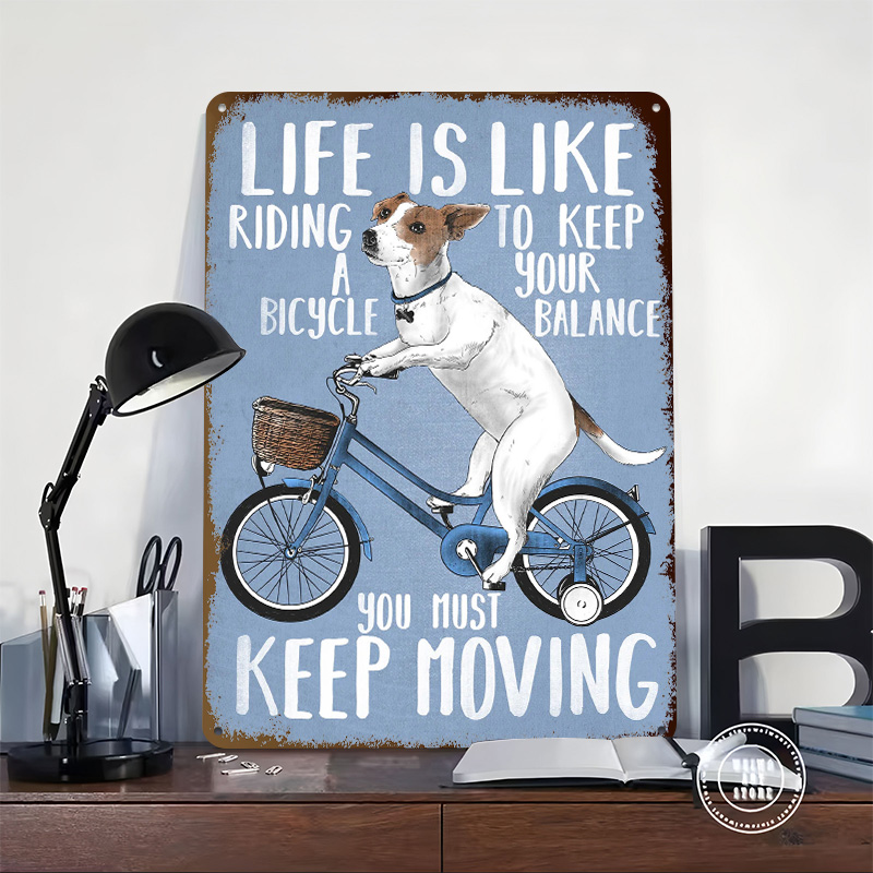 Life Is Like Riding a Bicy Met - Desk Setup Art recensione e prezzo
