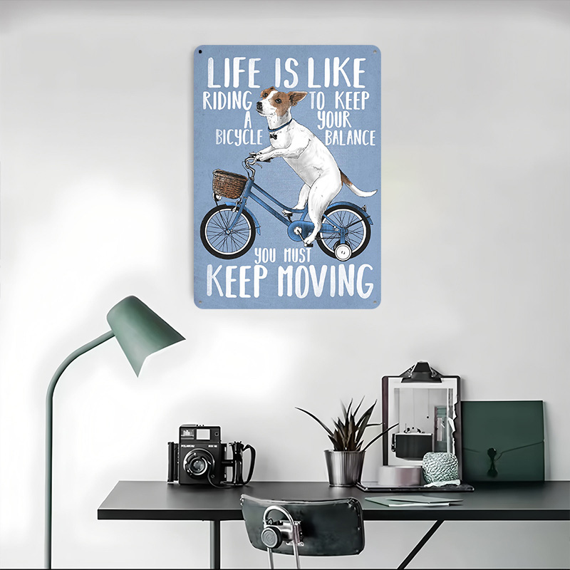 Life Is Like Riding a Bicy Met - Desk Setup Art recensione e prezzo