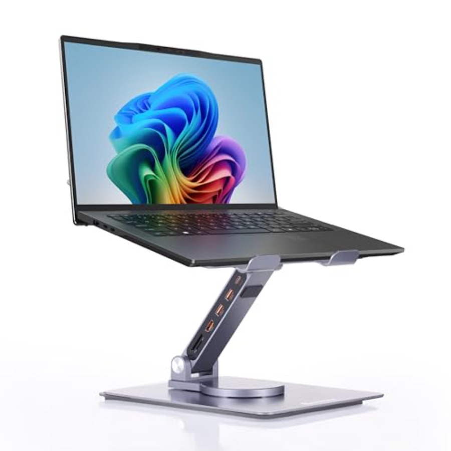 Desk setup laptop stand with a - Desk Setup Black recensione e prezzo