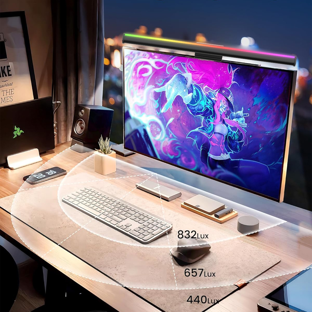 Screen Hanging Lamp Monitor Li - Desk Setup Black recensione e prezzo
