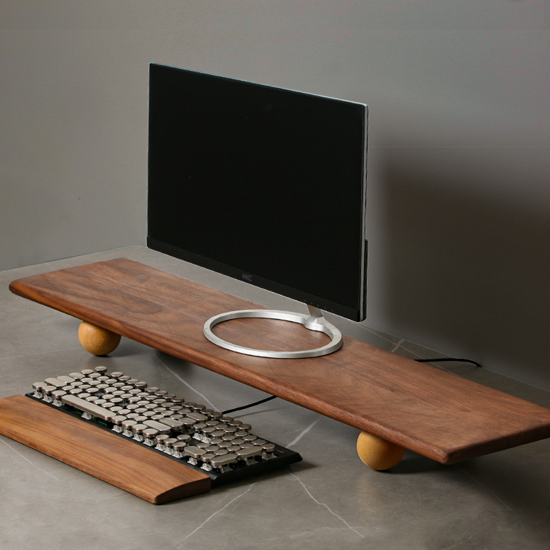 Natural Wood Desktop Riser Dua - Desk Setup Natural recensione e prezzo