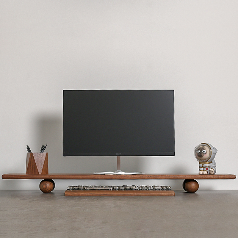 Natural Wood Desktop Riser Dua - Desk Setup Natural recensione e prezzo