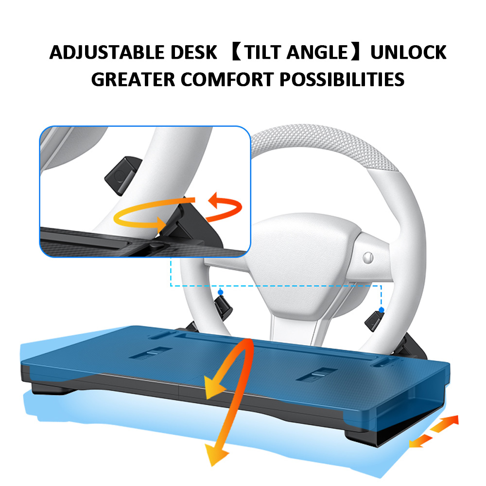 2-in-1 Foldable Car Steering W - Desk Setup Organization recensione e prezzo