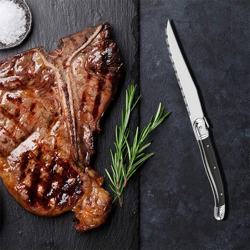 8'' Laguiole Style Black Steak - Desk Setup Black recensione e prezzo