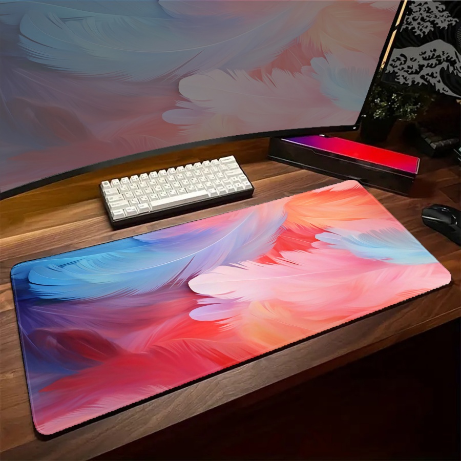 Large Art Feather Mouse pad Ga - Desk Setup Art recensione e prezzo