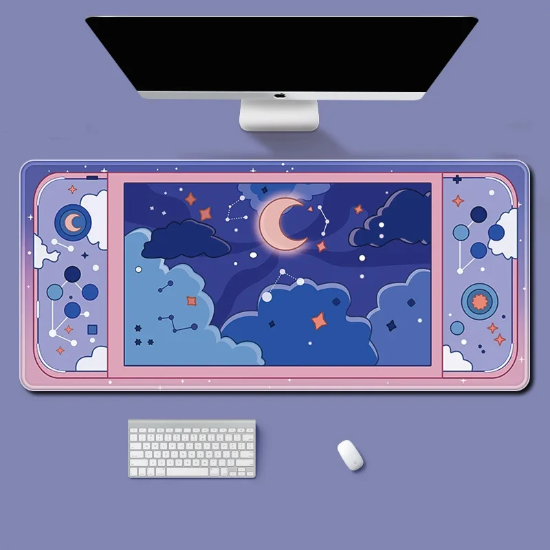 Moon and Stars Large Desk Mat  - Desk Setup Art recensione e prezzo