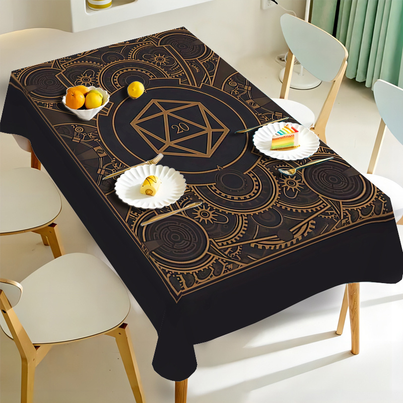 Steampunk Black Golden Gear Pa - Desk Setup Room recensione e prezzo