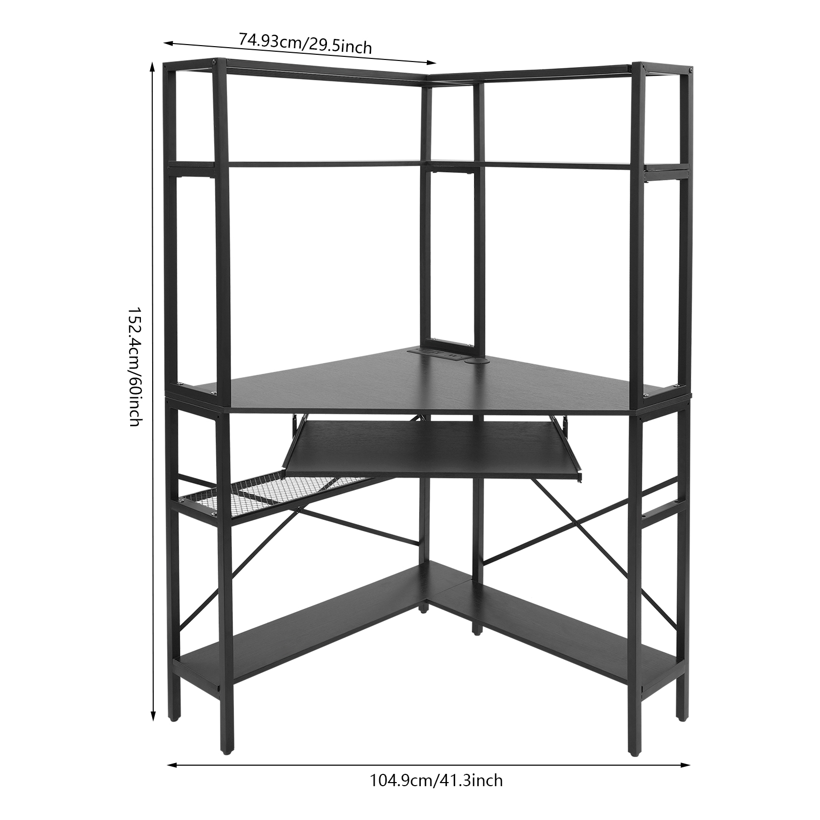 Triangular Corner Computer Des - Desk Setup Small Space recensione e prezzo