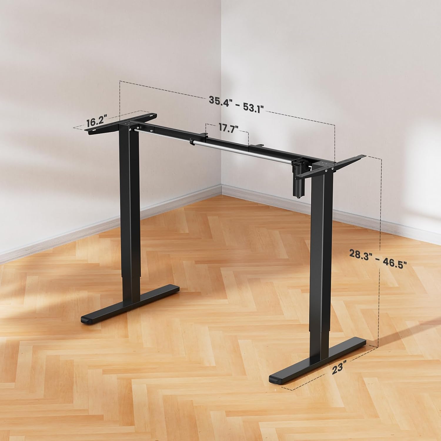 Electric Standing Desk Legs, 4 - Desk Setup Black recensione e prezzo