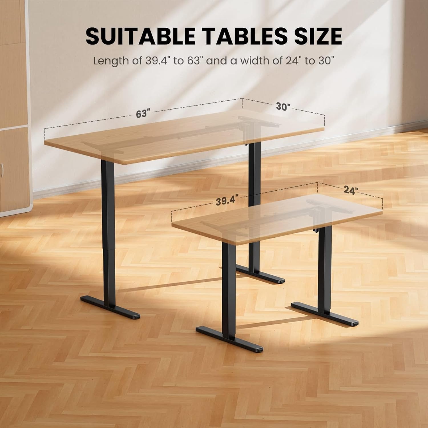 Electric Standing Desk Legs, 4 - Desk Setup Black recensione e prezzo