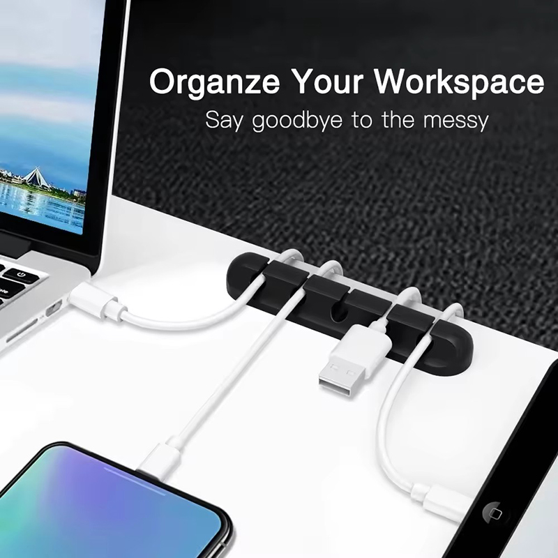 Silicone USB Cable Clip Winder - Desk Setup Organization recensione e prezzo