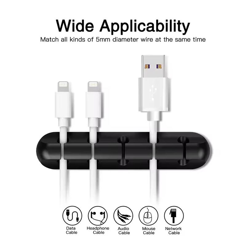 Silicone USB Cable Clip Winder - Desk Setup Organization recensione e prezzo
