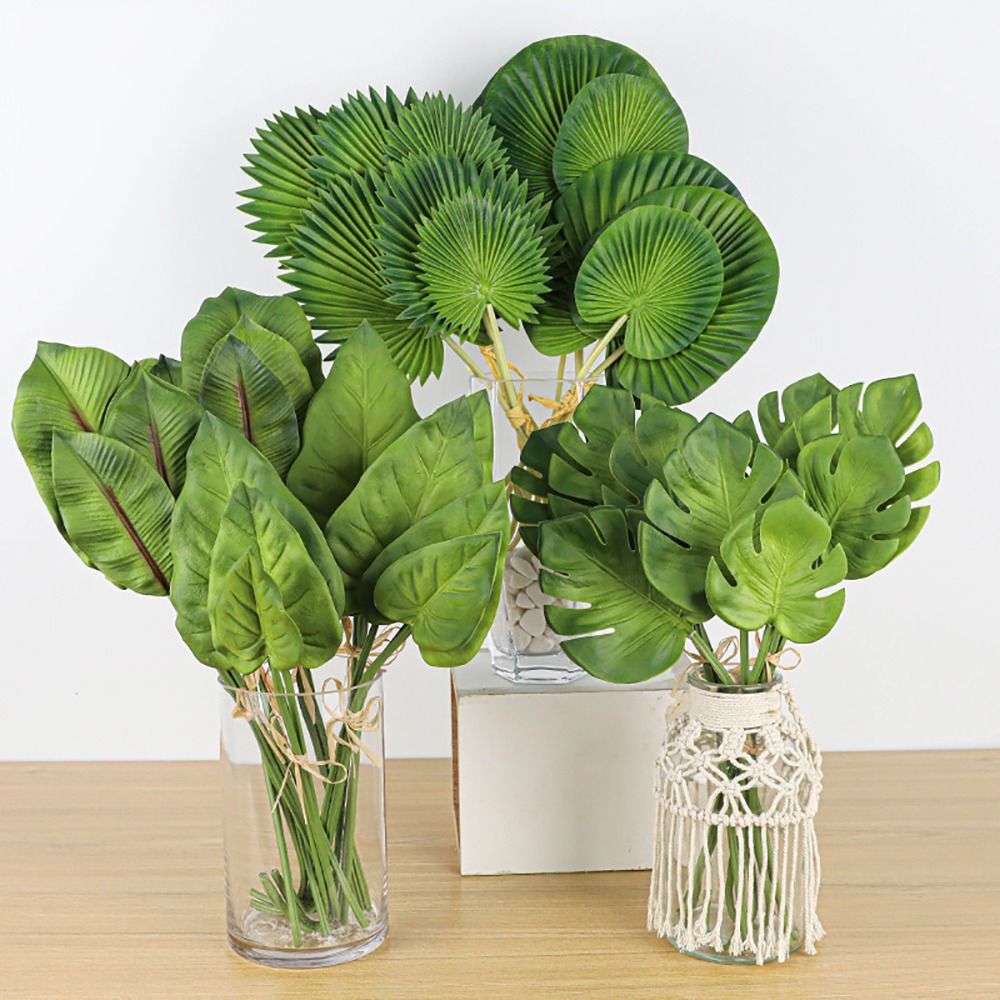 3PCS Vivid Green Artificial Pa - Desk Setup Photo recensione e prezzo