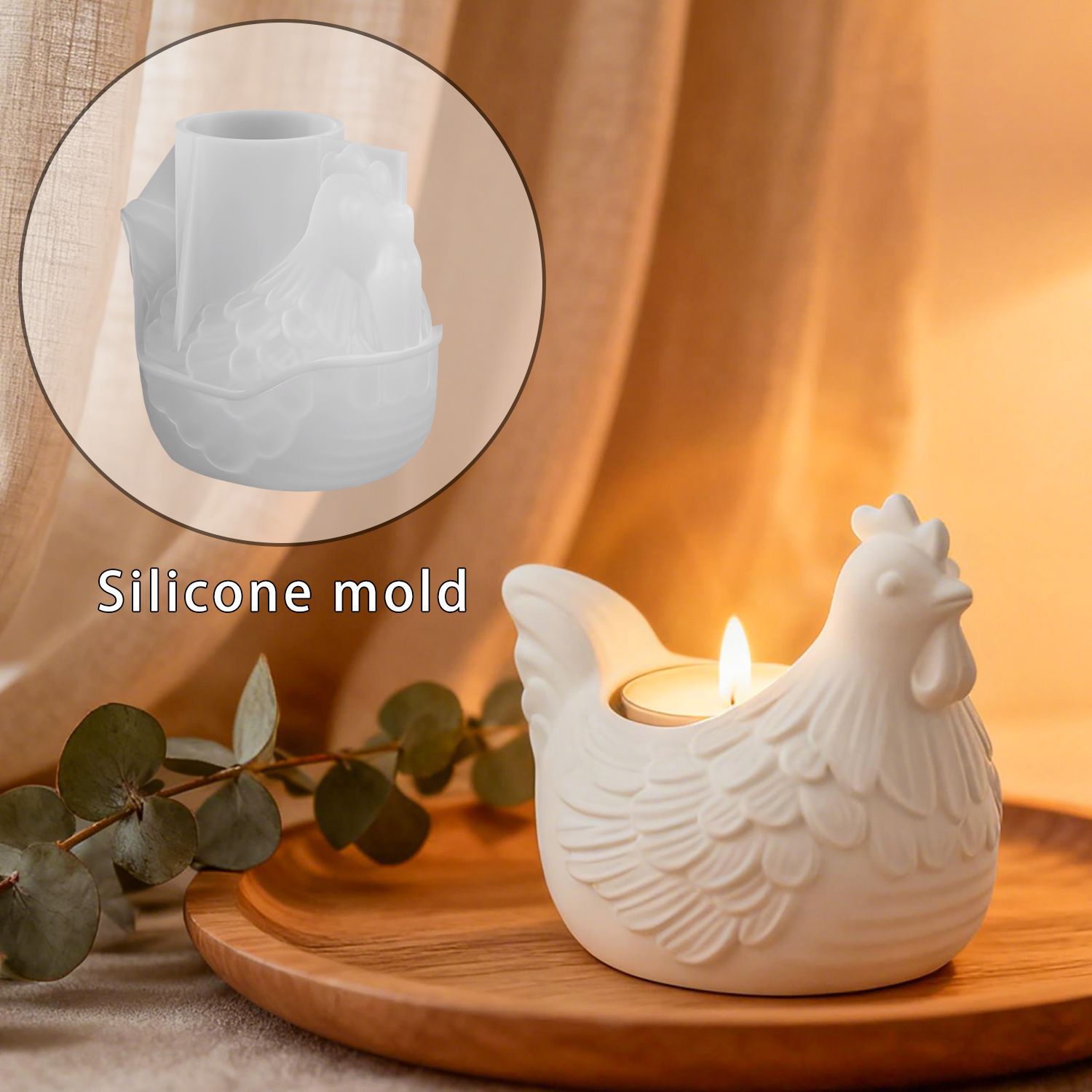 DIY 3D Little Chicken Candle H - Desk Setup Organization recensione e prezzo