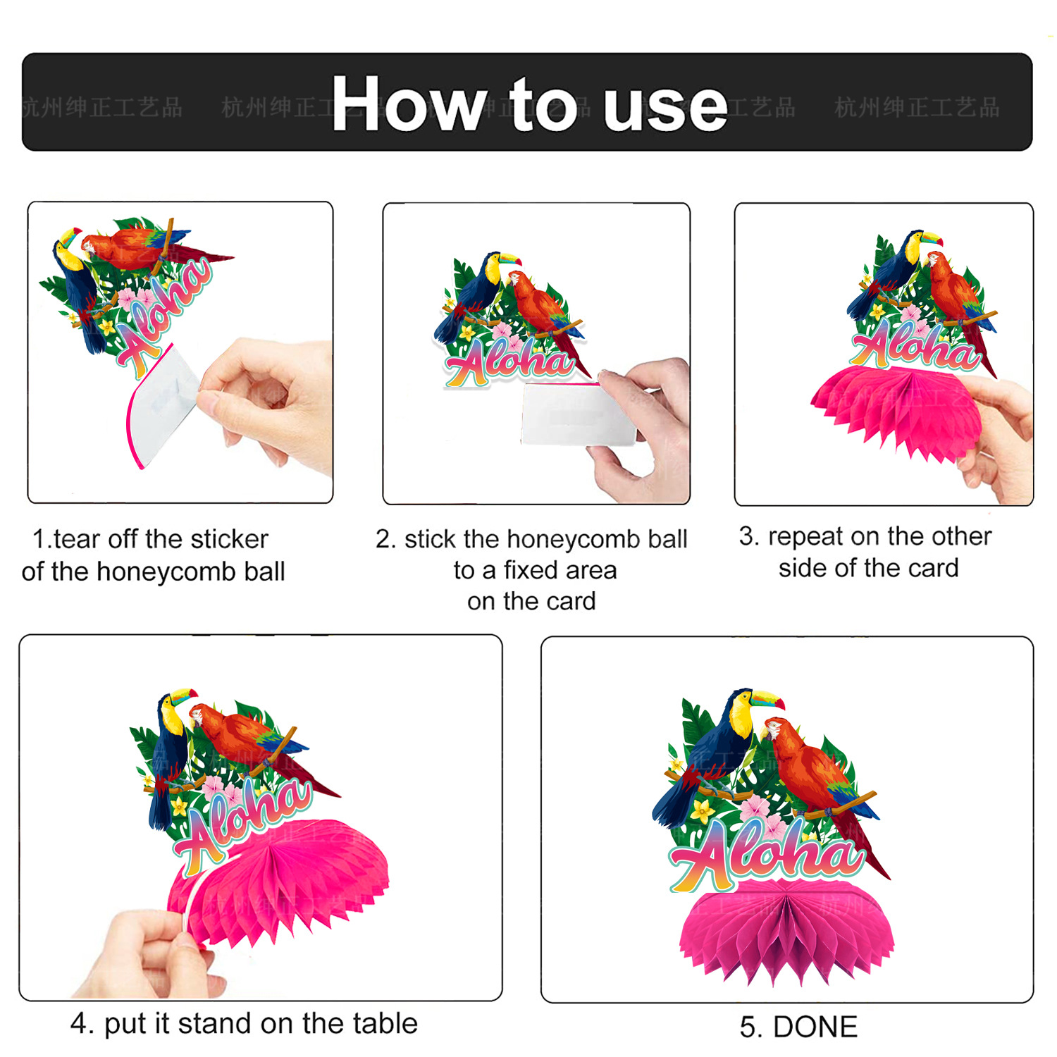 9Pcs Tropical Hawaii Theme Tou - Desk Setup Photo recensione e prezzo