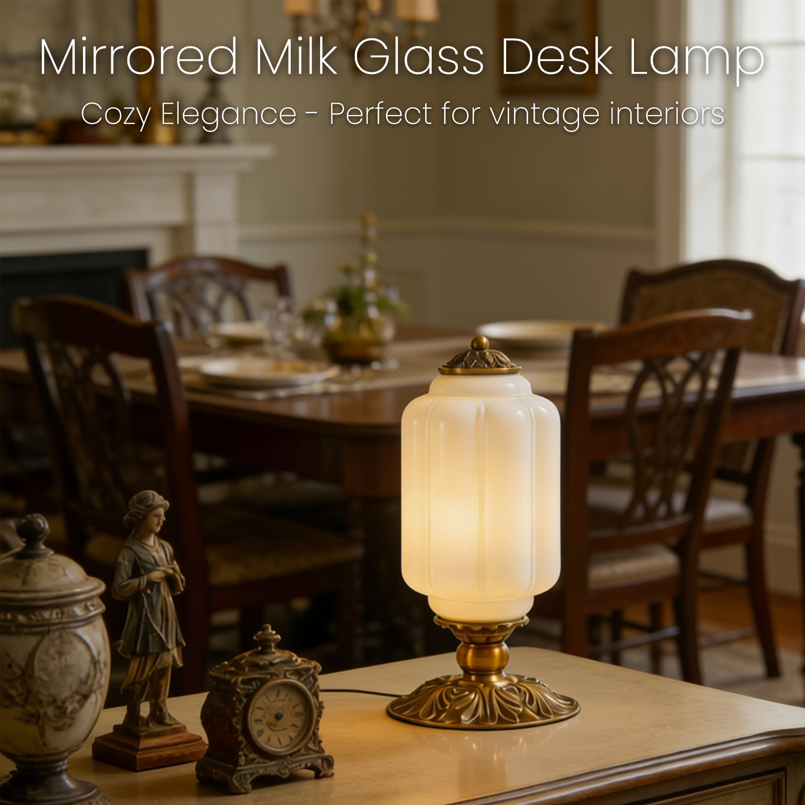 Nordic Vintage Milk Glass Tabl - Desk Setup Room recensione e prezzo