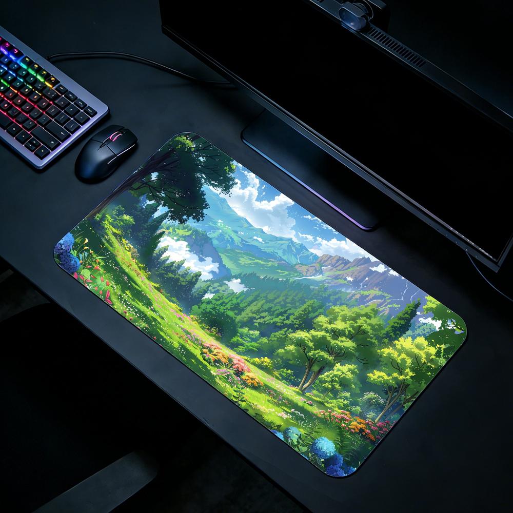 Nature MMountains and forestse - Desk Setup Natural recensione e prezzo