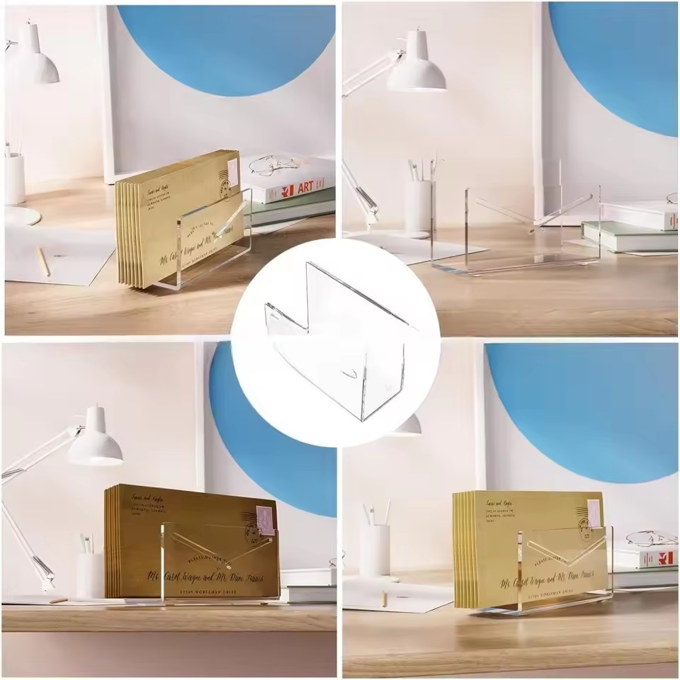 Mail Organizer Acrylic Desk Le - Desk Setup Organization recensione e prezzo