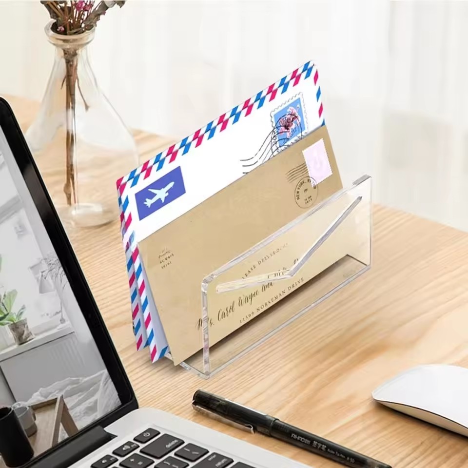 Mail Organizer Acrylic Desk Le - Desk Setup Organization recensione e prezzo
