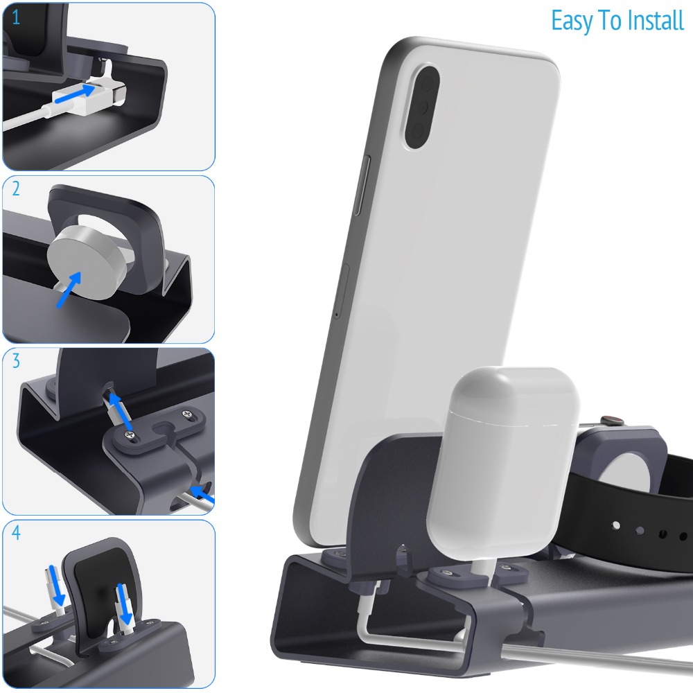 Charging Dock Station Stand Ho - Desk Setup Apple recensione e prezzo