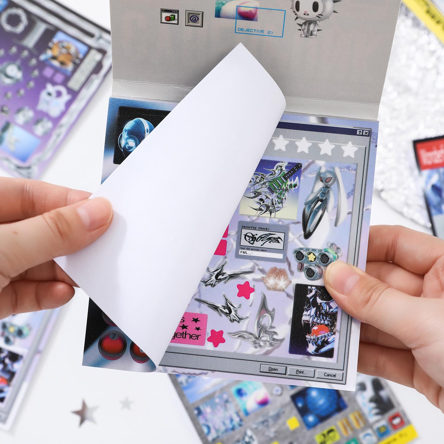 30sheets/book Sticker Book Ret - Desk Setup Photo recensione e prezzo