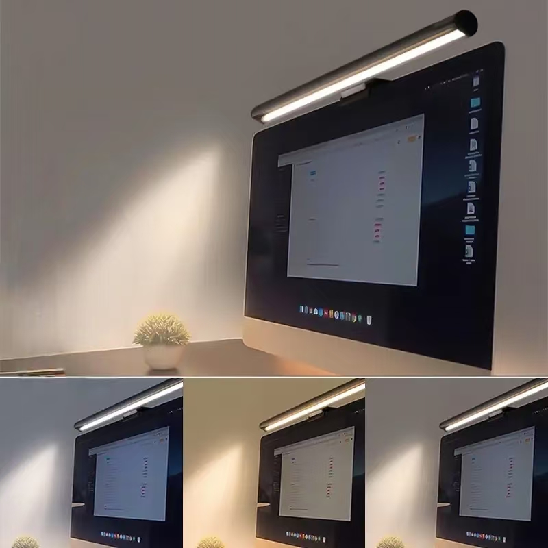 LED Monitor Light Hanging Desk - Yellow Desk Setup recensione e prezzo