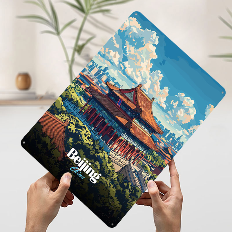 Beijing Cityscape Printed Post - Desk Setup Art recensione e prezzo