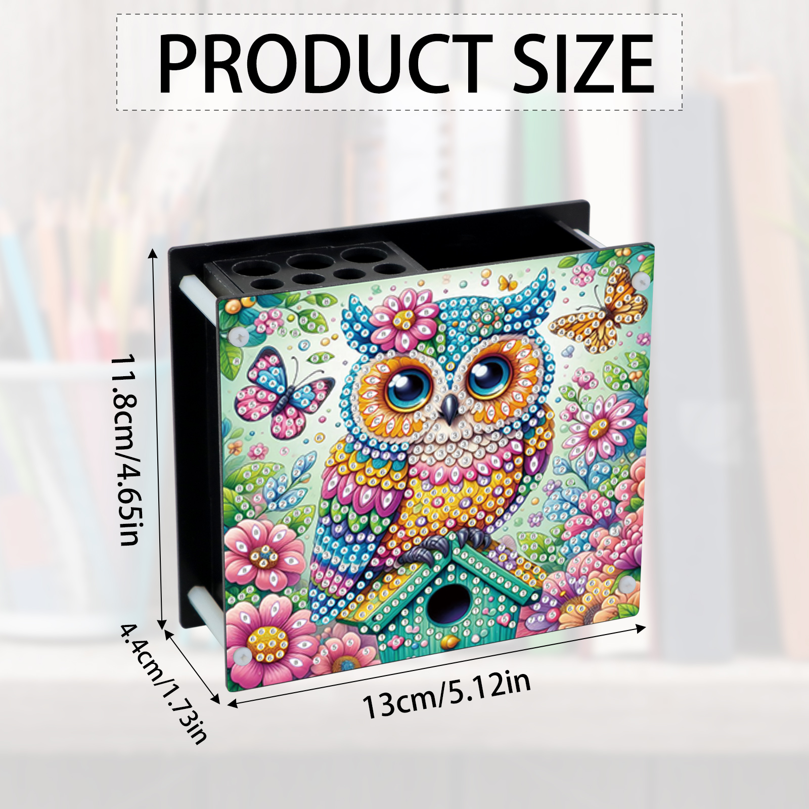 2Pcs Pen Holder Diamond Art Pa - Desk Setup Organization recensione e prezzo