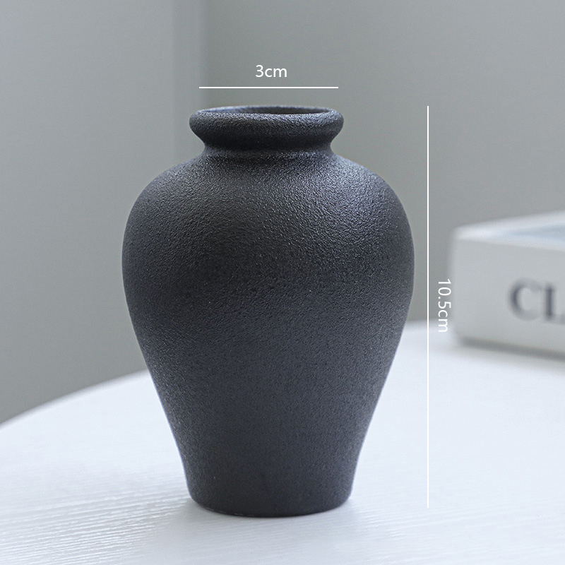 5Pcs Black Ceramic Vase Set Mo - Desk Setup Black recensione e prezzo